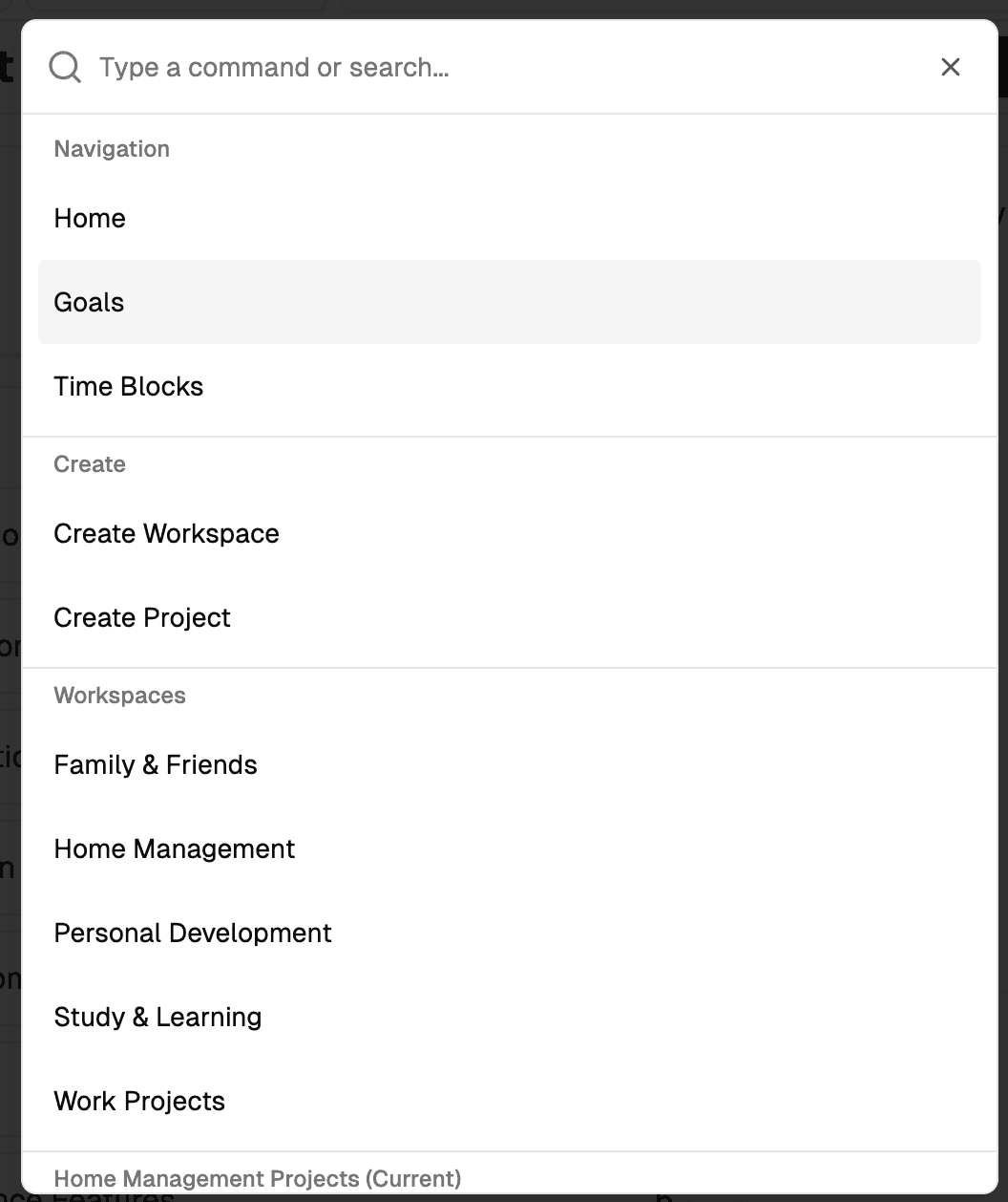 Command Palette Icon